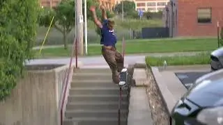 Learning how to skate the Kansas City Mo crust! #skateboarding #roughcut 