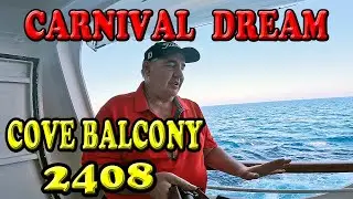 Carnival Dream Cove Balcony Cabin 2408 Tour
