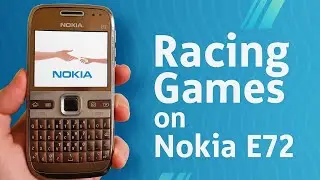 Nokia Play Racing Games on E72, Game Java SIS | Race 3d game 2009 Part 1, S60 Retro System