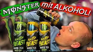 Neue Monster Sorten mit Alkohol 🤯 Nasty Beast Hard Tea im Test!