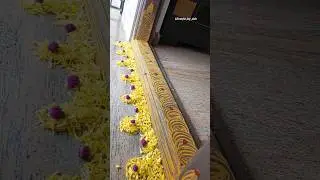 Main Door Entrance Decoration Ideas for Diwali🌺| Diwali decoration ideas | Nilaivasal decor #shorts