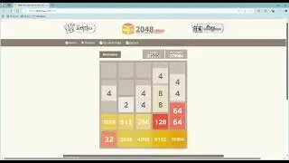 2048 5x5: Soaring up, making best moves, and getting to 32768 tile! Scored 444,492 points!