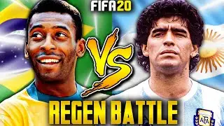 MARADONA&rsquo;s REGEN vs PELE&rsquo;s REGEN!!! FIFA 20 Career Mode Regen Battle