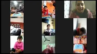 DAPPS Online Activity Session of class UKG-F Held on 20th of Jan
