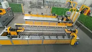 new 2 wire working cyclone chain link mesh weaving machine mine mesh cover tennis fence make machine