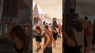 Kindzadza plays, Psykovsky dances in Israeli desert, Meshulash project 25.4.2024 #short