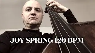 Joy Spring 120 bpm Bass Line Play Along Backing Track