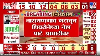 Pune Junnar ZP Result | नारायणगाव गटातून शिवसेनेच्या नेहा पाटे आघाडीवर | tv9 Marathi