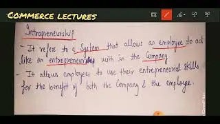 intrapreneurship and intrapreneur || class 11 entrepreneurship development notes