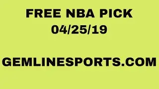 FREE NBA PICK 04/25/19 from Rick George