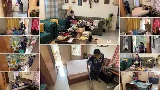 रेंटल हाउस की पूरी डेली रूटीन| गृहिणी की ज़िंदगी/Busy Homemaker Daily Routine|Rental House Cleaning 