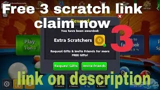 8 BALL POOL || FREE 3 SCRATCHES || REWARD FREE SEE DESCRIPTION