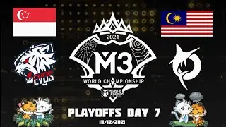 Mobile Legends M3 2021 | EVOS SG Vs Todak | Full Game | #mobilelegends #evos