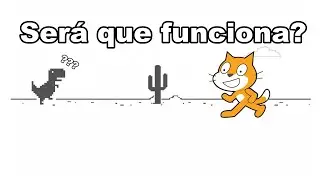 Como criar uma cópia do jogo do dinossauro no scratch.