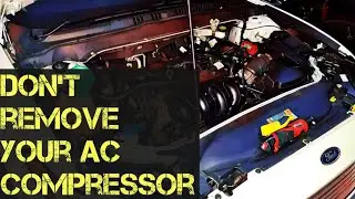 Ford Fusion Alternator Replacement Tips | Alternator removal made easy | Without removing compressor