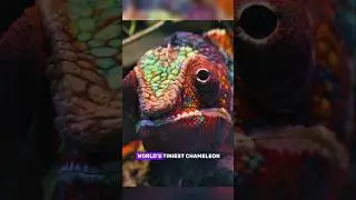 This Chameleon Can't Change Collor 🥹 #animals #chameleon