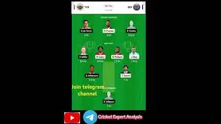 TKR vs BBR CPL Match prediction  #cricket #crickettips #fantasyfootbal #fantasy #dream11 #expertteam