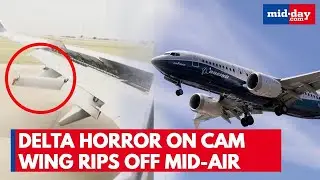 Delta NIGHTMARE In The Sky: Boeing 737 Wing RIPS Open Mid-Flight | FAA Emergency Probe Launched