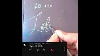 Lolita name style #namedesign #letterart #namesignature #design #calligraphy #cursive #Lolita #style