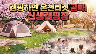 [창녕] 역대급 수질 온천과 벚꽃 명당의 만남! 🌸 부곡 허브농원 캠핑장 3박 4일 솔직 후기 ♨️