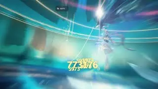 S1R2 Jinhsi ft. S2R5 Shorekeeper vs TACTICAL HOLOGRAM Fleurdelys Difficulty 6.