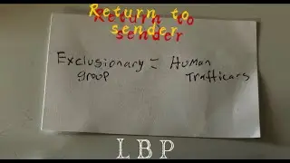 Return to sender BY: Light Bulb Paper