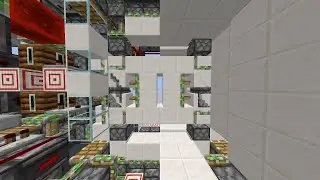 [HI-QUALITY REDSTONE] Fast 6x6 Piston Door V6 