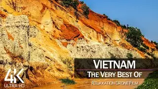 【4K】1 HOUR DRONE FILM: &laquo;The Beauty of Vietnam 2021&raquo; 🔥🔥🔥 Ultra HD 🎵 Chillout Music (Ambient TV)