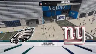 Philadelphia Eagles vs. New York Giants Game Highlights | Madden 26 Week 14