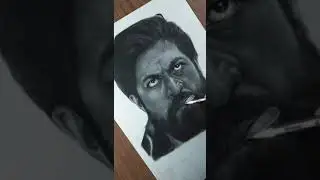 Rocking star @thenameisyash  (KGF Chapter 2) realistic drawing
