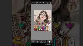 Multi color Glowing glass font Editing How to Make glass Font in pixlab ps touch