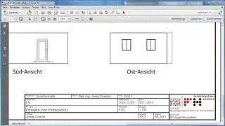 AutoCAD 2D L5 Ü3-3: Layouten – Planrahmen und Schriftfeld einfügen und konfigurieren