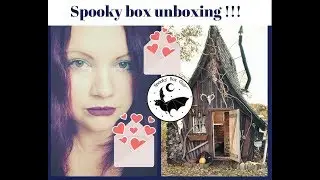 Spooky box unboxing video! Witches Cottage! FABULOUS!
