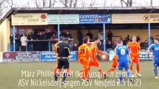Torparade ASV Neufeld II.Liga Nord, Fr&uuml;hjahr 2013