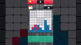 Block puzzle Tetris infinity - Mobile Unity Game  #games #3dgamedevelopment #gameplay #androidgames