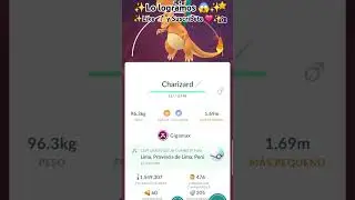 ✨️Charizard Gigamax✨️ #Pok&eacute;monShinyhunting #PokemonGO #GoBatle #Pok&eacute;mon #charizard #shorts #gigamax