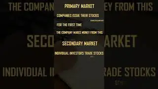 Primary Vs Secondary Market #Shorts