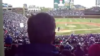 Phillies at Cubs in Terrace Section Behind Home
