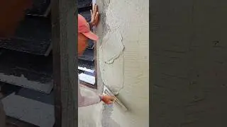 wall plastering method #cementasmr #satisfying #building #construction