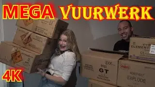 VUURWERK COMPILATIE MEGA VEEL FIREWORKS 4k AFSTEKEN! NIET NORMAAL!