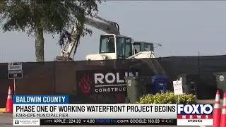 Work on Fairhope's Working Waterfront project begins