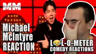 FIRST TIME REACTING TO Michael Mcintyre LOL-O-METER REACTION