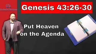 Morning Worship Service - 8.15.2021 - Genesis 43:26-30