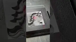 3D laser engraving machine for metal mould