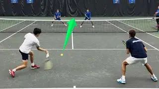 When To Aim Down The Middle In Doubles (Tennis Strategy Explained)