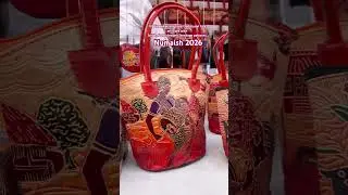 Beautiful Kalamkari Style Handbags 🎨 | Handmade Ethnic Bags| Numaish 2026| by walkinthrough