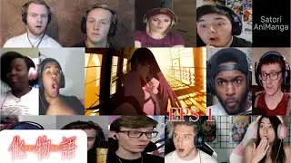 Hitagi Crab Part 1 | Bakemonogatari Episode 1 Reaction Mashup |