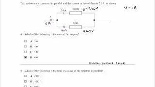 Electrical Circuits Exam Questions - A Level Physics AQA, Edexcel, OCR A - Q11 (level 1)