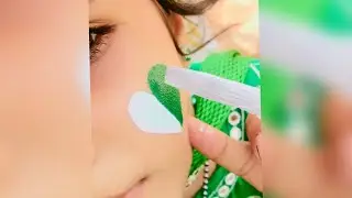 Face painting draw ✍️ a flag love pakistan 🇵🇰 #shortsvideo #drawing #art #cute #viral #shorts