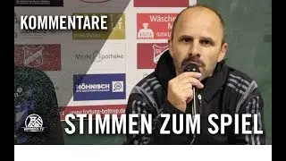 Die Stimmen zum Spiel | SV Fortuna Bottrop - VfB Bottrop (2. Runde, Kreispokal Oberhausen-Bottrop)